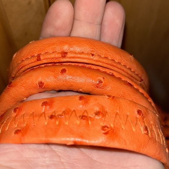 Faux Ostrich leather bag ; really is gorges made in China - Picture 17 of 17